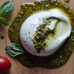 Burrata com Pesto