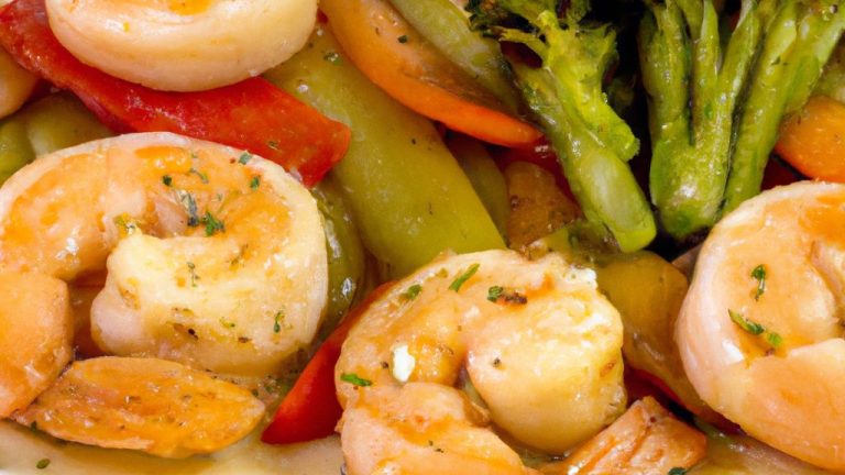 Camarão Com Legumes