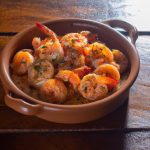 Camarão no alho e óleo