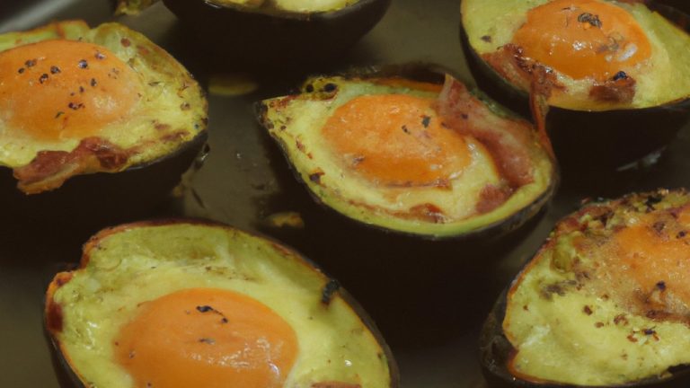 Receita De Abacate No Forno Com Ovo