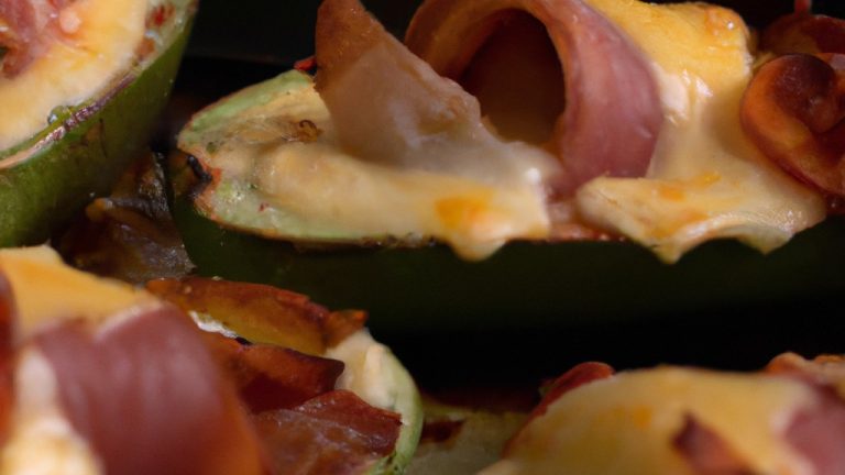Receita De Abacate No Forno Com Presunto E Queijo