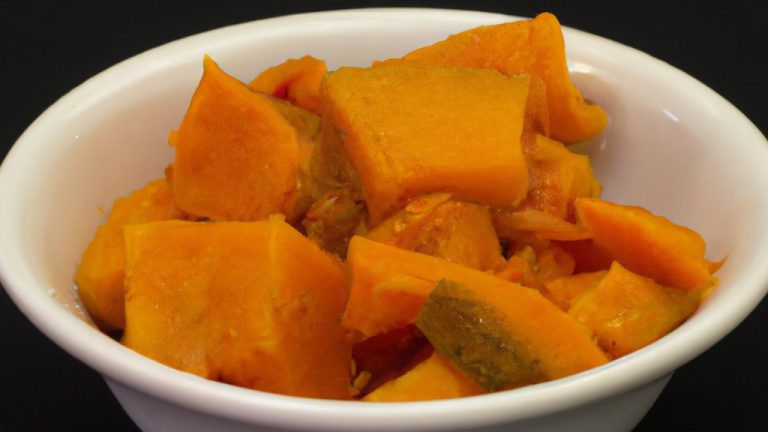 Receita De Abóbora Assada Doce