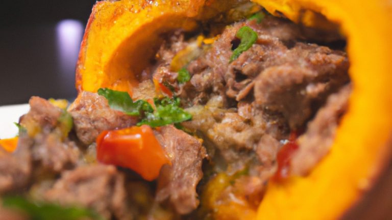 Receita De Abóbora Recheada Com Carne Moída