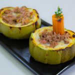 Abobrinha Recheada com Atum Sem Forno