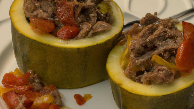 Receita De Abobrinha Recheada Com Carne Moída
