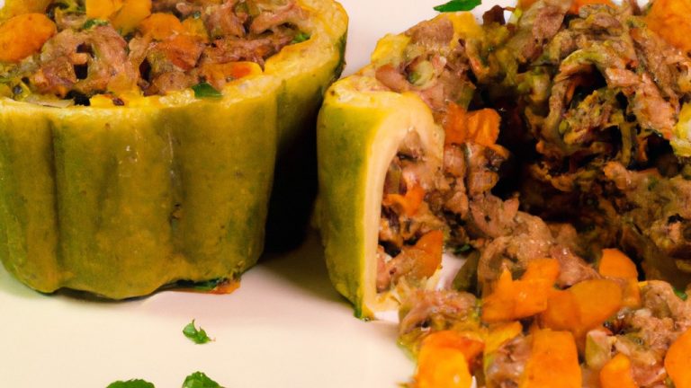 Receita De Abobrinha Recheada Com Carne Moída E Alcaparras
