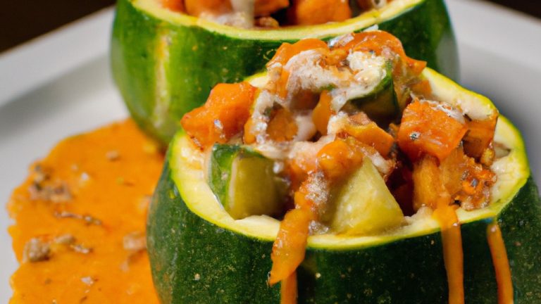 Receita De Abobrinha Recheada Com Legumes