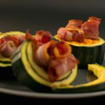 Abobrinha Recheada com Presunto e Queijo