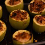 Abobrinha Recheada no Forno