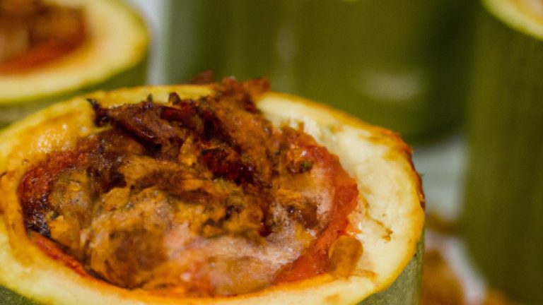 Receita De Abobrinha Recheada Simples