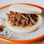 Arepa com Carne Desfiada