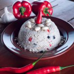 Arroz Branco com Pimentão Vermelho
