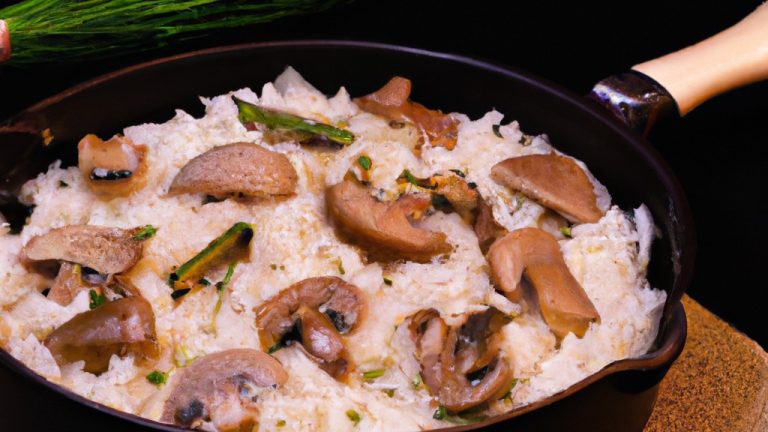 Receita De Arroz Com Aspargos E Cogumelos