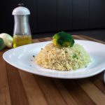 Arroz com Brócolis e Bacalhau