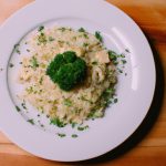 Arroz com Brócolis e Queijo