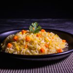 Arroz com Cúrcuma e Legumes