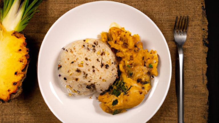 Receita De Arroz Com Frango Ao Curry E Abacaxi