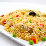 Arroz com Legumes e Frango