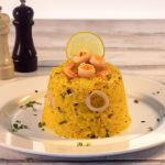 Receita de Arroz com Polvo e Camarão