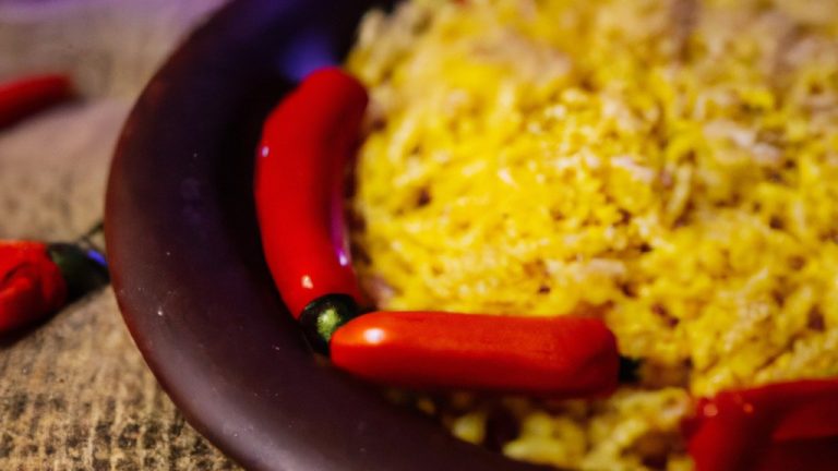 Receita De Arroz De Natal Com Pimentão