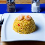 Arroz Selvagem com Camarão