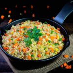 Arroz Selvagem com Legumes
