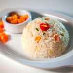 Arroz Selvagem com Salmão