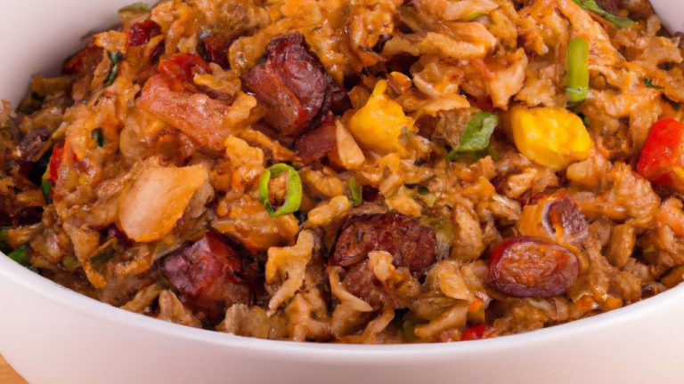 Receita De Arroz Temperado Com Bacon, Calabresa E Cenoura