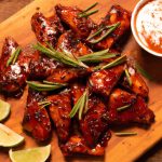 Asa de Frango com Molho Barbecue