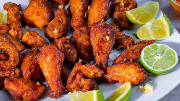 Receita De Asas De Frango Com Limão E Pimenta