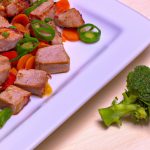 Atum Salteado com Legumes