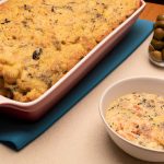 Bacalhau com Broa de Milho no Forno