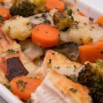 Bacalhau com Legumes ao Forno