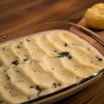 Bacalhau Gratinado com Purê de Batata