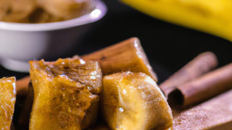 Receita De Banana Com Canela No Micro-Ondas