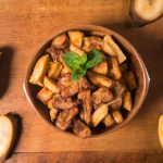 Banana Frita com Carne Desfiada