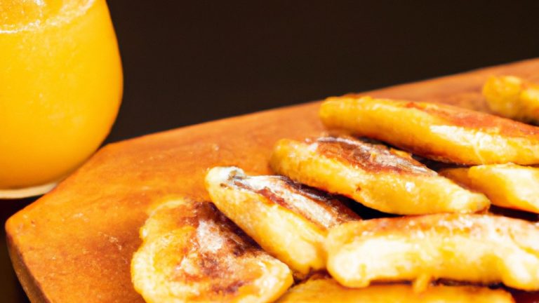 Receita De Banana Frita Com Suco De Laranja