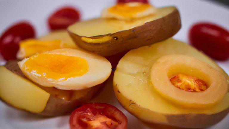 Receita De Batata Assada Com Ovo E Tomate