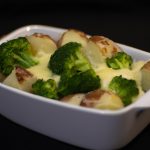 Batata com Brócolis ao Forno
