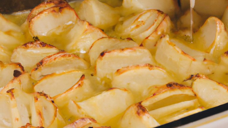 Receita De Batata Com Queijo No Forno