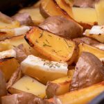 Batata Corada Assada no Forno