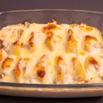 Batata Doce Gratinada com Frango