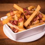 Batata Frita com Queijo Mussarela e Bacon