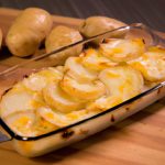 Batata Gratinada com Calabresa