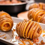 Batata Hasselback Recheada Simples