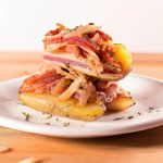 Batata Recheada com Calabresa