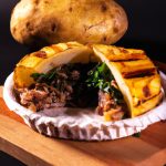 Batata Recheada com Carne Moída