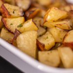 Batata Salteada com Tomate e Mussarela