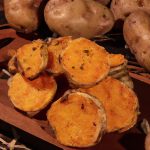 Batata Temperada e Assada com Casca