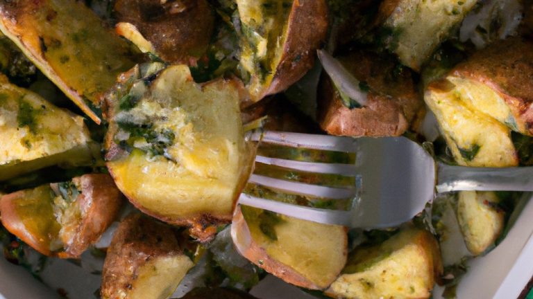 Receita De Batatas Ao Forno Com Pesto